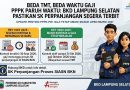 Beda TMT, Beda Waktu Gaji PPPK Paruh Waktu, BKD Lampung Selatan Pastikan SK Perpanjangan Segera Terbit Beda TMT, Beda Waktu Gaji PPPK Paruh Waktu, BKD Lampung Selatan Pastikan SK Perpanjangan Segera Terbit